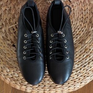 INTENTIONALLY BLANK Atomic Leather Ballet Sneakers - Size 10